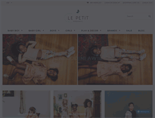 Tablet Screenshot of lepetitorganic.com